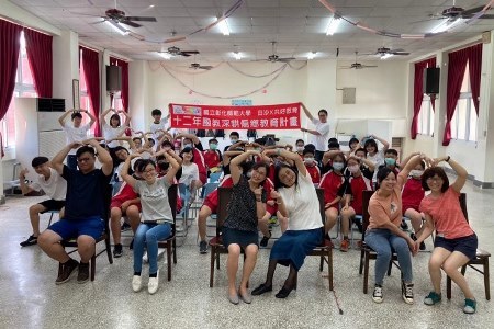 ▲雲林縣立宜梧國中營隊始業式