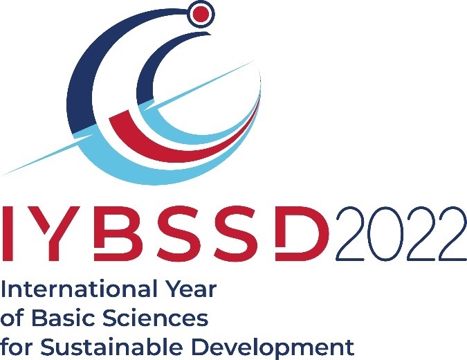 「基礎科學促進永續發展國際年 (International Year of Basic Sciences for SustainableDevelopment) 識別標章。