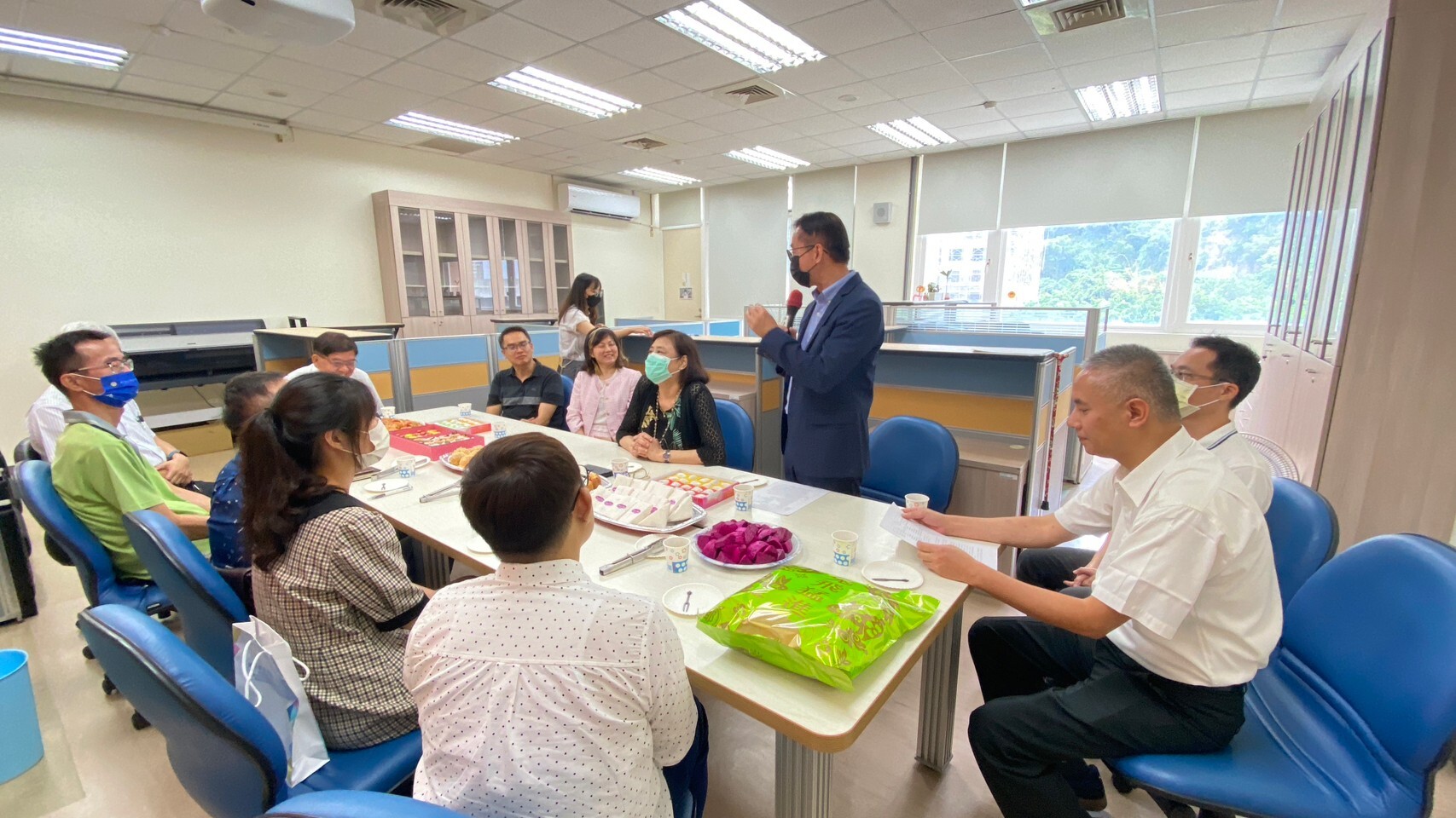 本校黃宗堅院長分享原住民專班招生成果及未來規劃