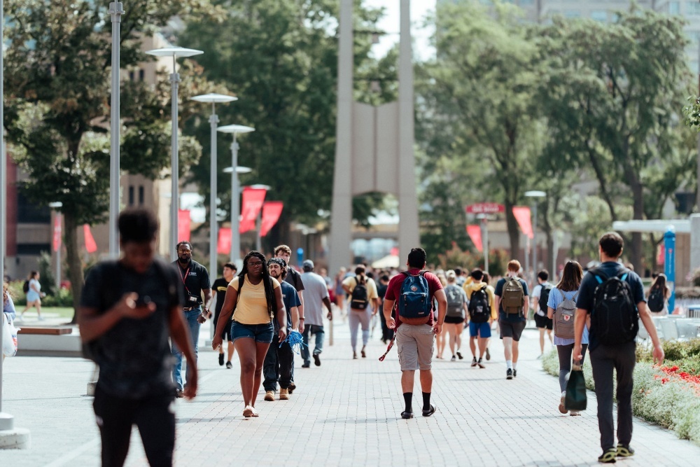 天普大學鐘塔為該校著名地標。