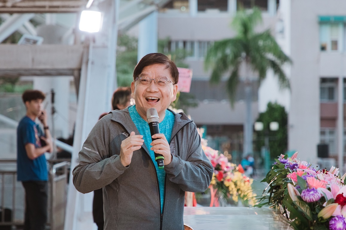 陳明飛校長於運動會開幕式典禮致詞