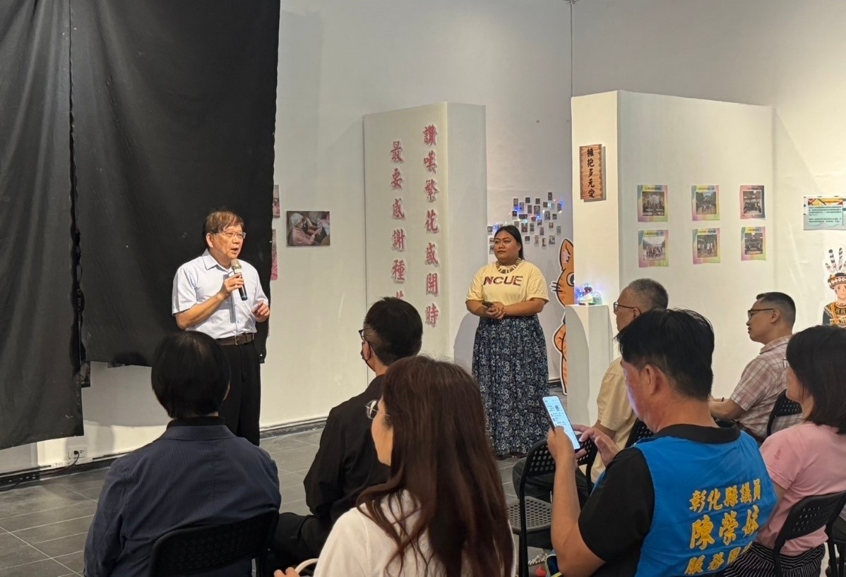 陳明飛校長於學習成果展開幕式致詞
