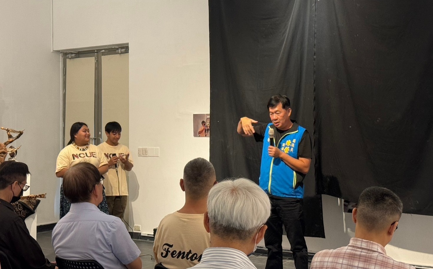 彰化縣原住民議員-陳榮妹議員服務處林建佑主任致詞