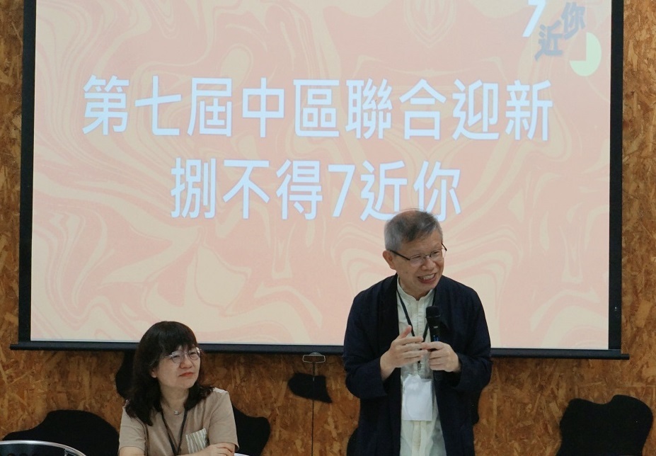 本校王智弘學務長到現場致詞。