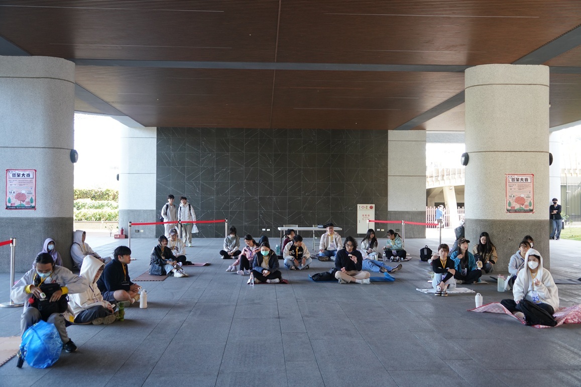 發呆比賽進行現場