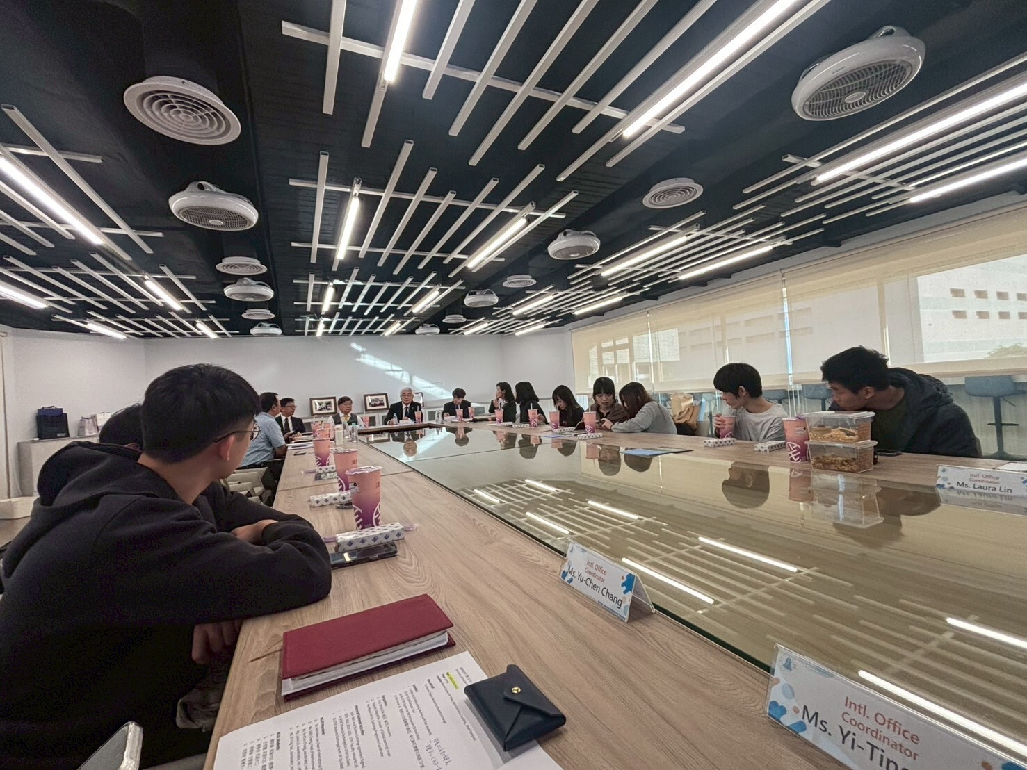 歡迎會一景。A view of the welcome ceremony.