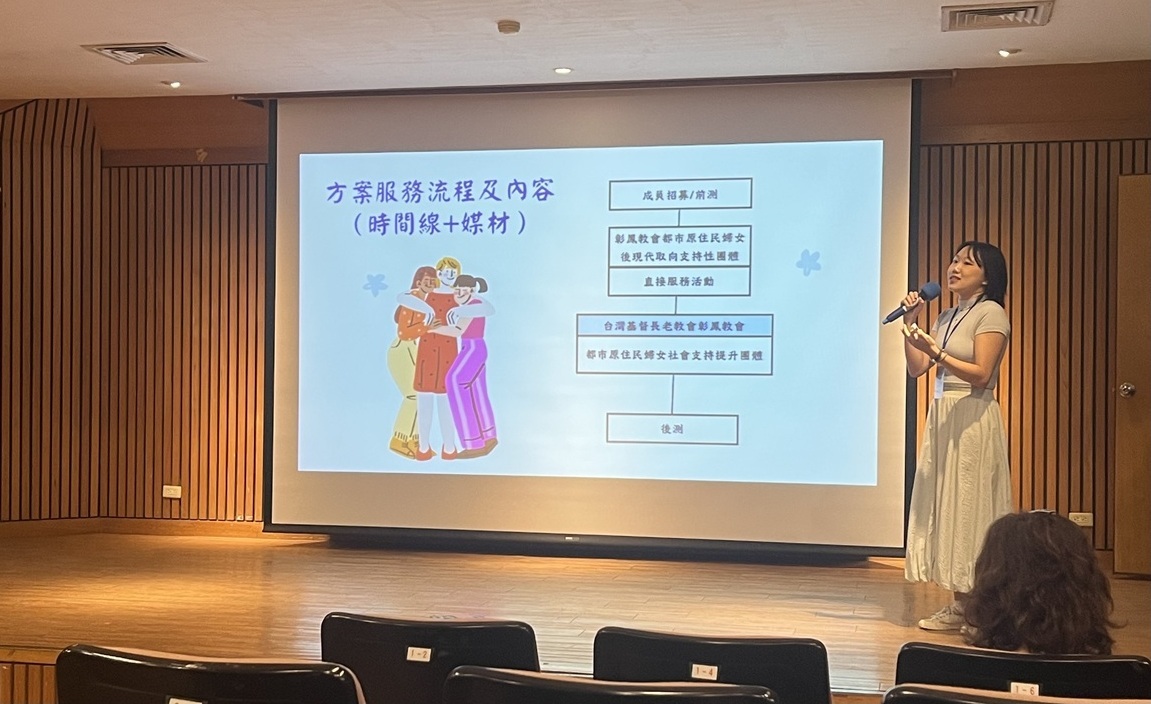 第三組「都市原住民婦女領域」彰化縣政府彰化夢想館之方案小組同學報告