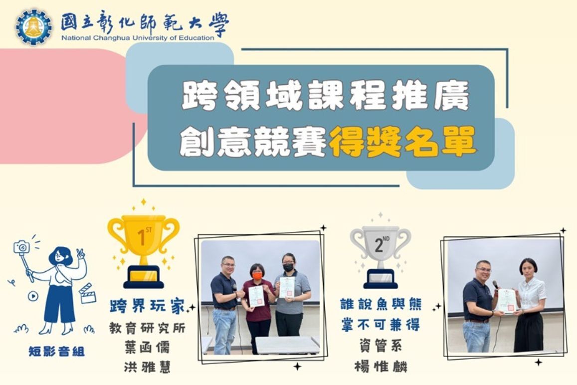 學生創意說跨域,競賽展現學習新能量圖片